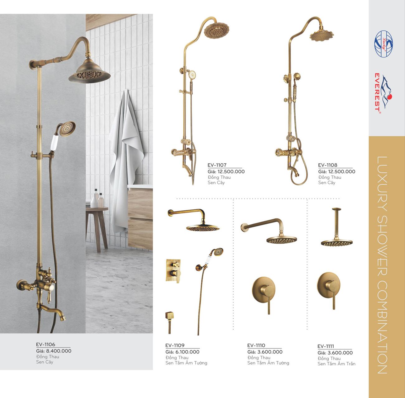 Thiết bị vệ sinh EVEREST Cổ Điển Catalogue và Bảng giá mới nhất /Page 